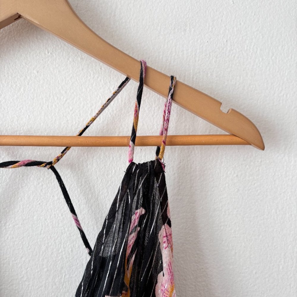 Anthropologie Black Motif Cutout Maxi Dress - Picture 7 of 11